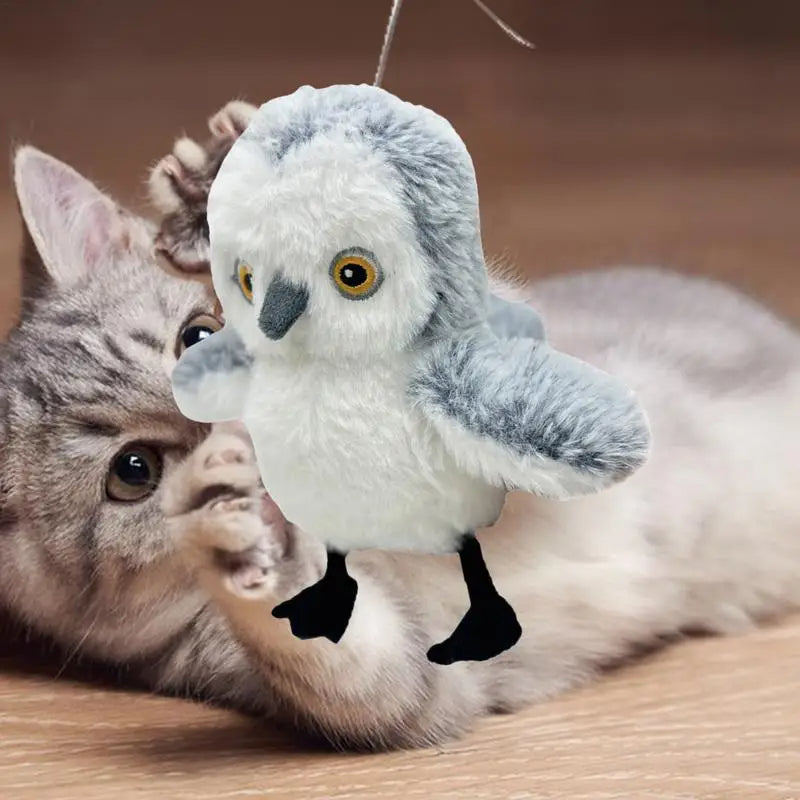 Interaktiver Flattervogel für Katzen – USB-aufladbar