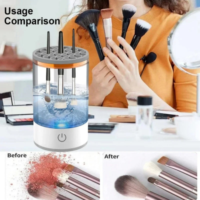 Elektrischer Make-up-Pinselreiniger – automatische Reinigung mit 7.000 U/min