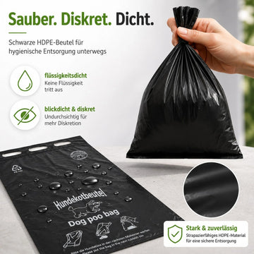 Hundekotbeutel 20x32+3cm - Im Block zu je 100 Stück - Produktbild 5