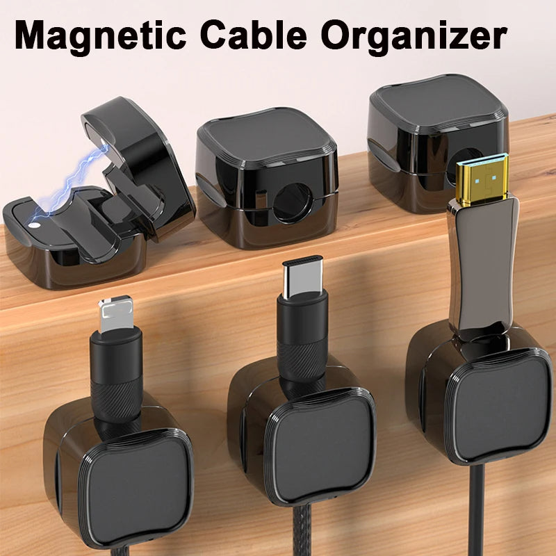 Magnetische Kabelhalter – praktische Kabelorganisation für Schreibtisch & Zuhause