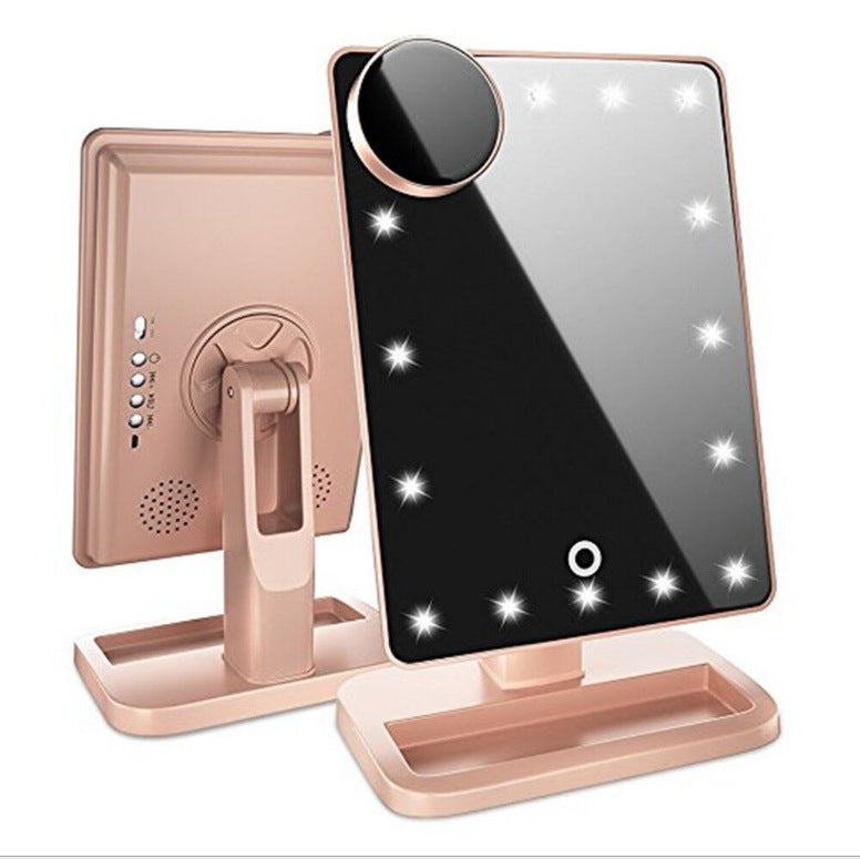 LED-Kosmetikspiegel mit Touchscreen & Bluetooth
