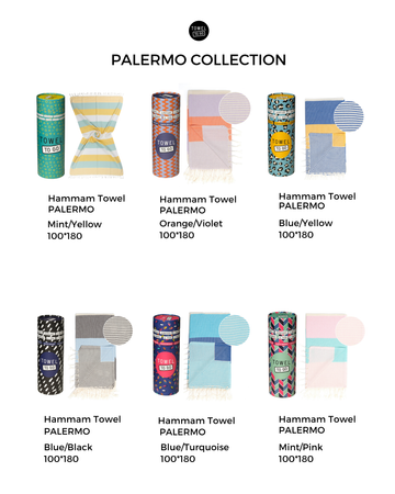 Schnelltrocknendes Baumwollhandtuch Palermo – Beige & Braun - Produktbild 4