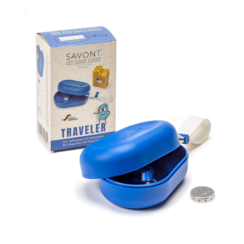 SAVONT Reise-Seifendose mit Halter – Feste Ausführung gemäß Produktgalerie