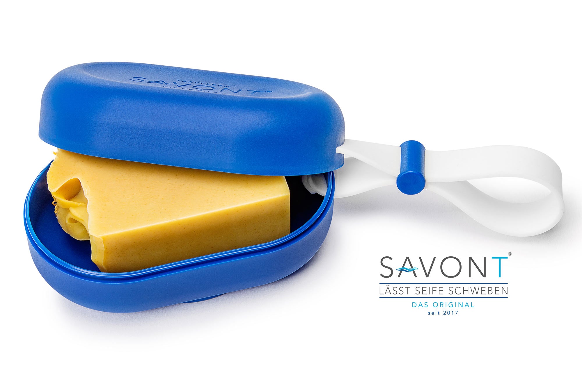 SAVONT Reise-Seifendose mit Halter – Feste Ausführung gemäß Produktgalerie