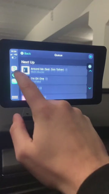 7-Zoll Wireless CarPlay Display mit Android Auto
