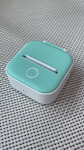 Phomemo T02 Mini-Thermodrucker mit Bluetooth – Mobiler Etiketten- & Fotodrucker Ohne Tinte