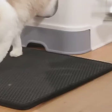 Katzenstreumatte mit Wabenstruktur – doppellagig & wasserabweisend