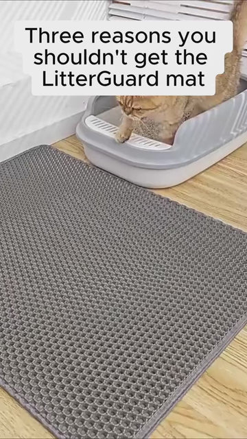 Katzenstreumatte mit Wabenstruktur – doppellagig & wasserabweisend