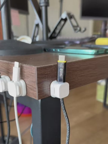 Magnetische Kabelhalter – praktische Kabelorganisation für Schreibtisch & Zuhause