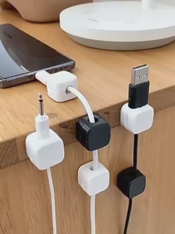 Magnetische Kabelhalter – praktische Kabelorganisation für Schreibtisch & Zuhause
