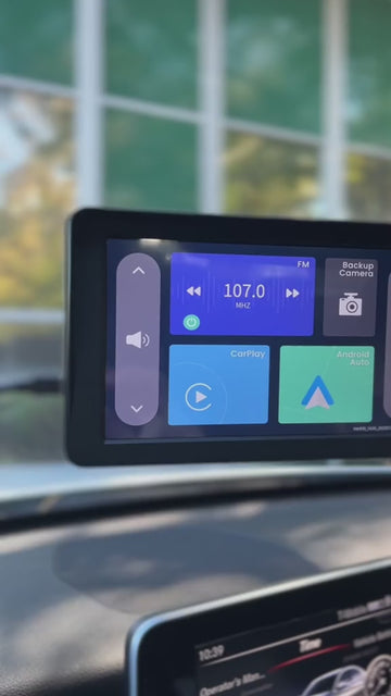 7-Zoll Wireless CarPlay Display mit Android Auto