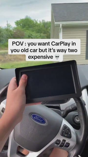 7-Zoll Wireless CarPlay Display mit Android Auto