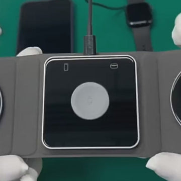 3-in-1 magnetische faltbare Ladestation für iPhone, Apple Watch & AirPods