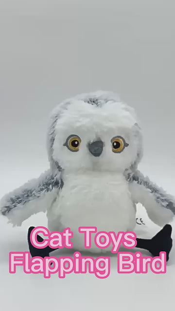 Interaktiver Flattervogel für Katzen – USB-aufladbar