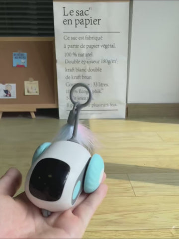 Interaktives Katzenauto mit Fernbedienung & Automatikmodus – USB-aufladbar