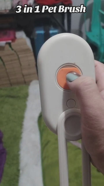 3-in-1 elektrische Fellpflegebürste mit Sprühfunktion für Katzen & Hunde